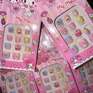 My Melody Nail Art Set - Pink and Blue